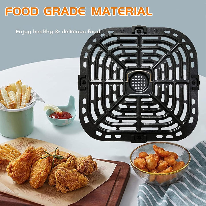 Luftfritteusen Grillplatte für Instants Plus 6QT Luftfritteusen, Edelstahl Verbesserte Quadratische