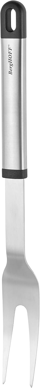 BergHoff Fleischgabel Essentials (Grillgabel aus Edelstahl, Tranchiergabel mit zwei Zinken, Servierg