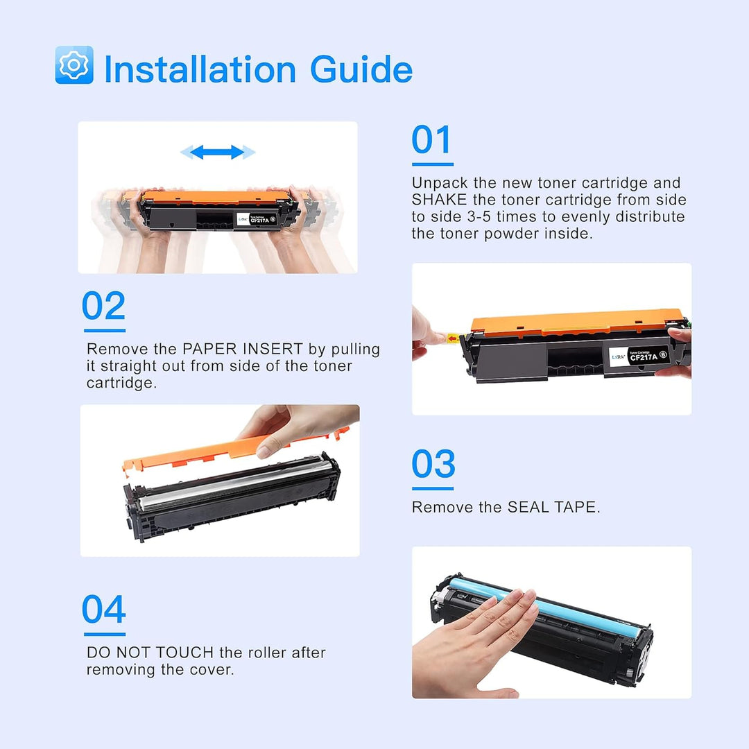 LxTek 17A CF217A Toner Kompatibel für HP 17A Toner für HP Laserjet Pro MFP M130nw Toner für HP Laser
