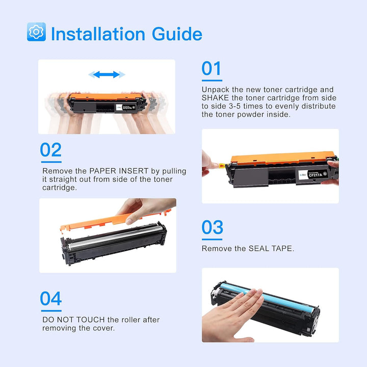 LxTek 17A CF217A Toner Kompatibel für HP 17A Toner für HP Laserjet Pro MFP M130nw Toner für HP Laser
