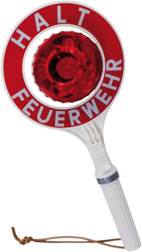 Dönges Anhaltestab lang, beidseitig beleuchtet, Halt Feuerwehr/Strasse frei, LED (Anhaltestäbe Winke