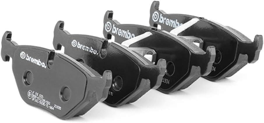 Brembo P 06 025 Bremsbelagsatz, Scheibenbremse - (4-teilig) & S06510 Bremsbacken für Handbremsen, An