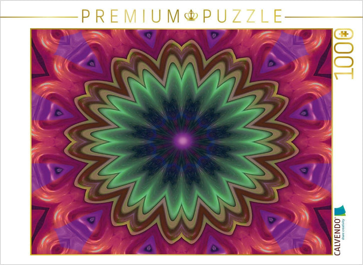 CALVENDO Puzzle Mandala 10 CB 1000 Teile Lege-Grösse 64 x 48 cm Foto-Puzzle Bild von Digital-Art, 10