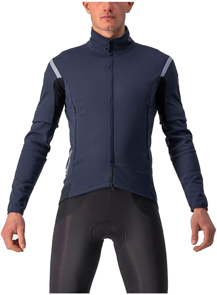 CASTELLI Herren Perfetto Ros 2 Convertible Jac Jacket XXL Belgisches Blau/Silbergrau, XXL Belgisches