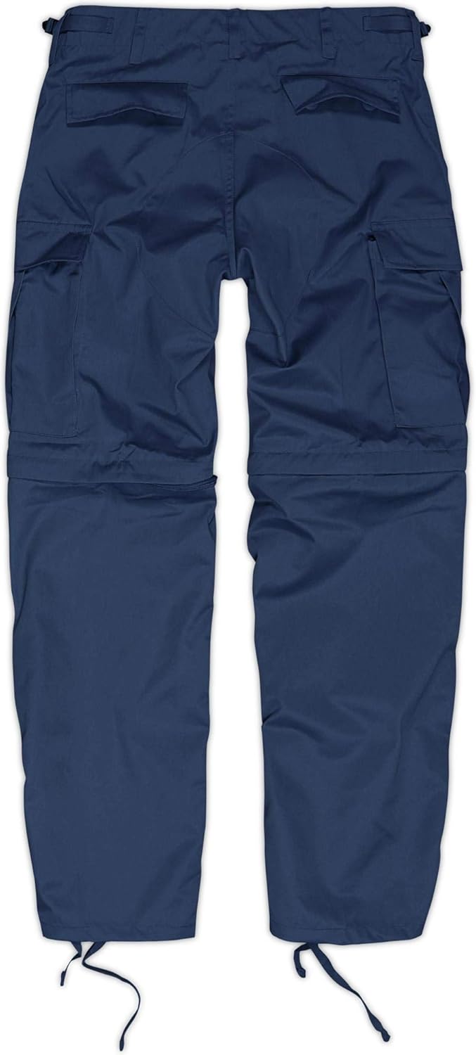 normani Zip Off BDU Feldhose mit per Reissverschluss abtrennbaren Hosenbeinen M Navy, M Navy