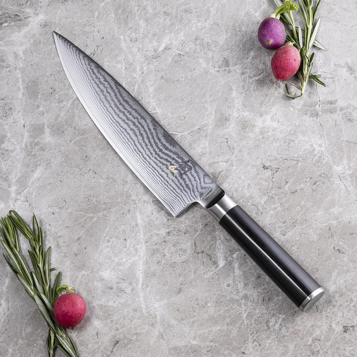 KAI DM-0706L Shun Kochmesser 8 (20 cm) Linksh, Schwarz