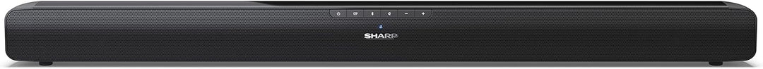 SHARP HTSB100 2.0 Soundbar 75W (USB, Bluetooth, HDMI, Optisch, AUX-In (3,5mm), Breite: 80cm), schwar