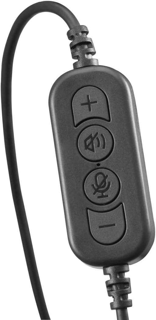 Hama Headset mit Mikrofon (kabelgebundene Kopfhörer USB A Anschluss, Aux, Stereo Headphones mit Kabe