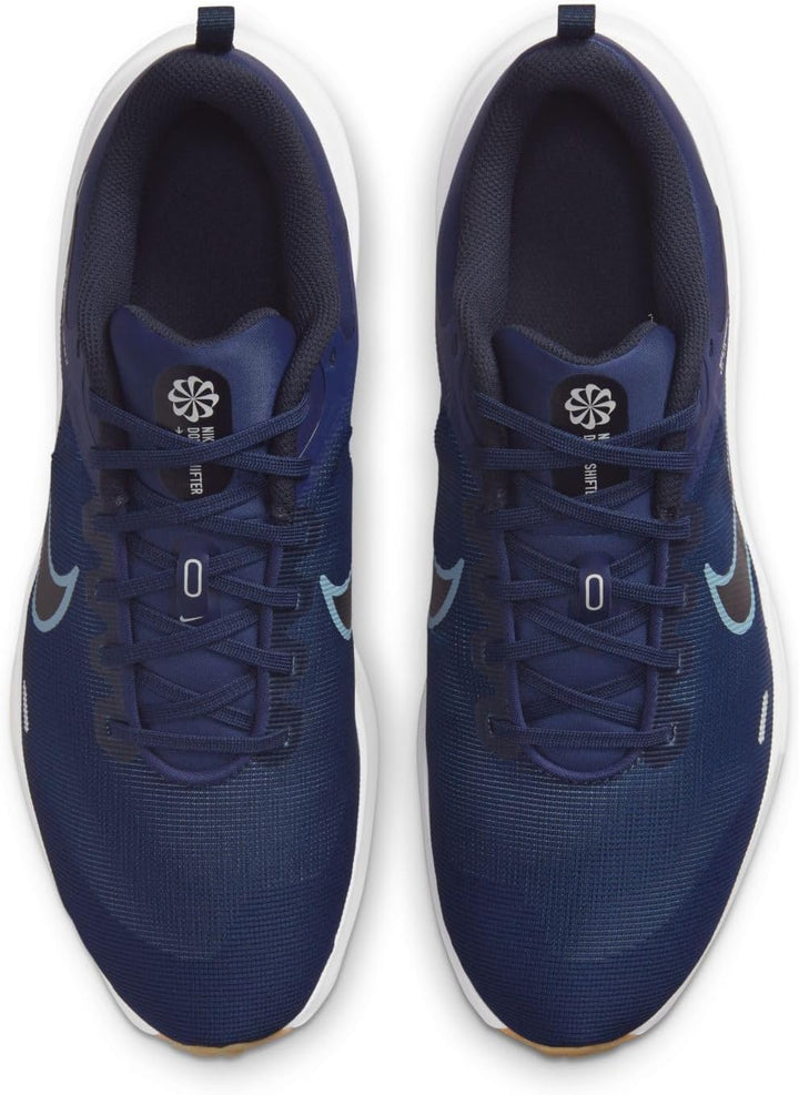 Nike Herren Downshifter 12 Sneaker 41 EU Midnight Navy Worn Blue Dark Obsidian, 41 EU Midnight Navy