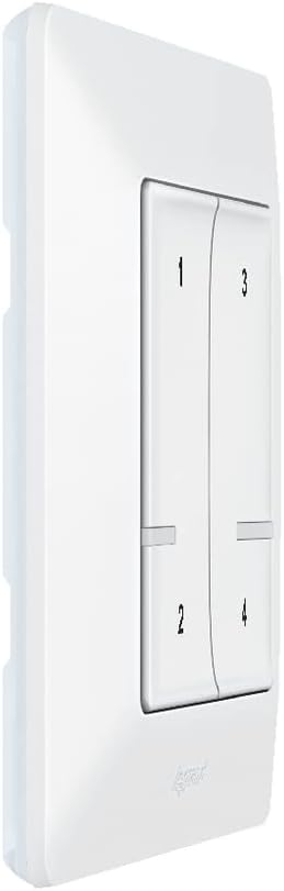 LEGRAND, Valena Life with Netatmo Szenenschalter mit 4 Tasten, Funksteuerung, lokale Steuerung oder