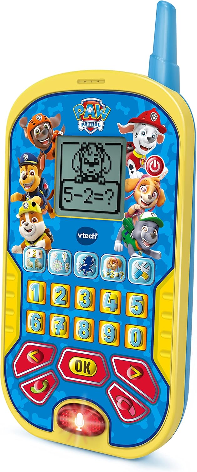 VTech PAW Patrol - Lernhandy – Mit den Originalstimmen der PAW Patrol und spannenden Lernspielen – F