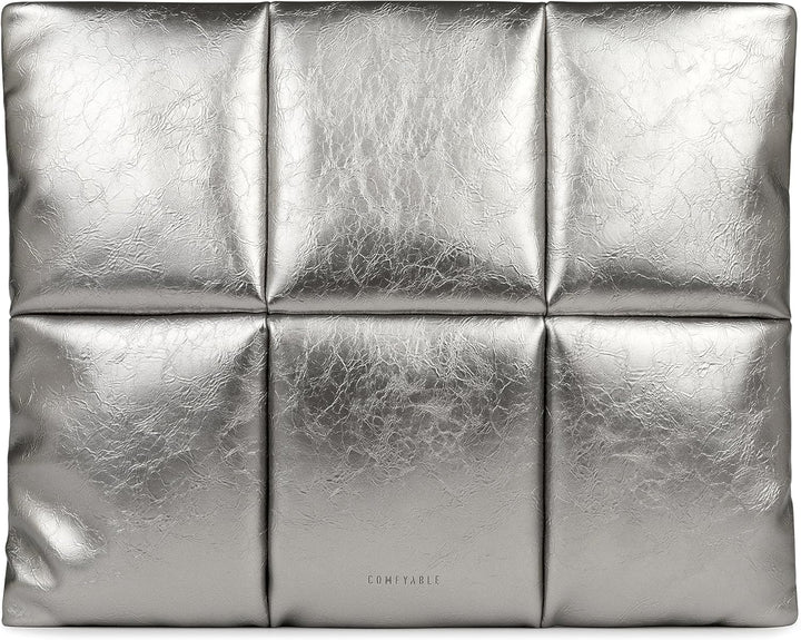 Comfyable Puffy Laptop Sleeve 13 Inch 14 Inch, Puffer Laptop Carrying Case, PU Pillow Case Compatibl