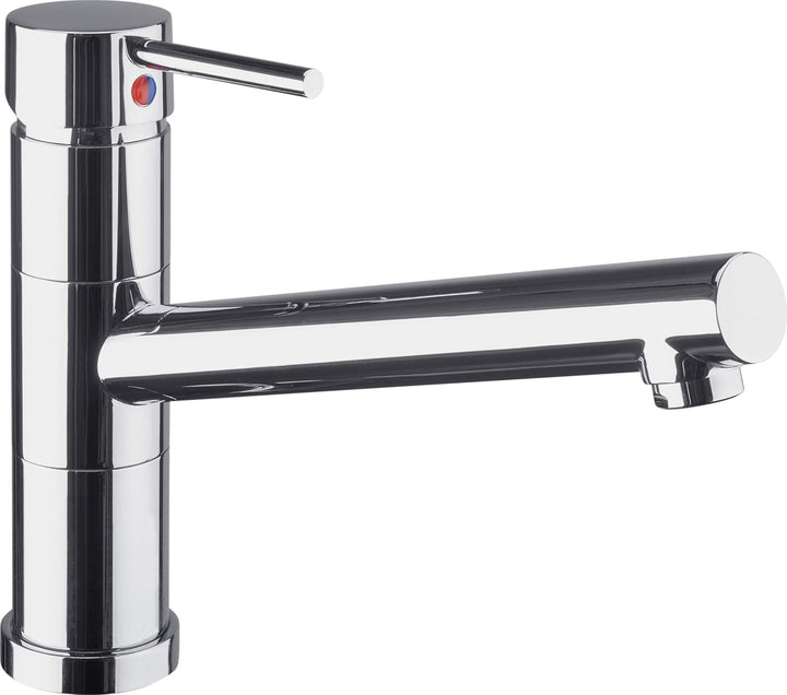 Cornat Spültisch-Einhebelarmatur "Zelina" - Hochwertiger Messingkörper - verchromt - Schwenkbarer Au