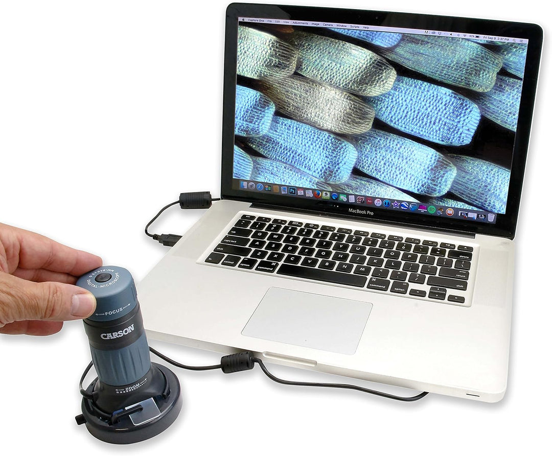 Carson zPix 300 USB-Digitalmikroskop mit Foto- und Videofunktion (MM-940), zPix