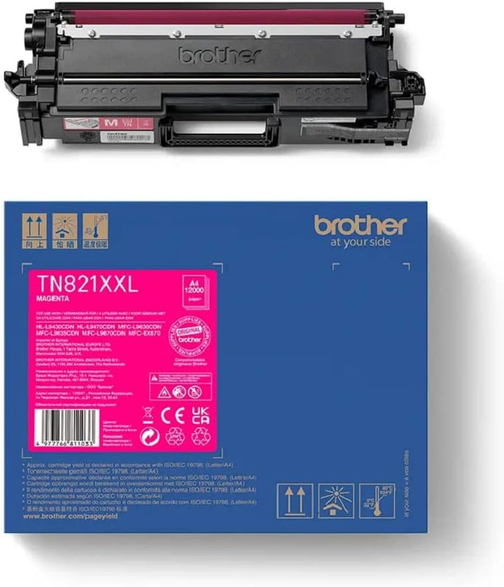 Brother TN-821XXLM Tonerkartusche – Magenta für HL-L9430CDN, HL-L9470CDN, HL-L9470CDNT, HL-L9470CDNT