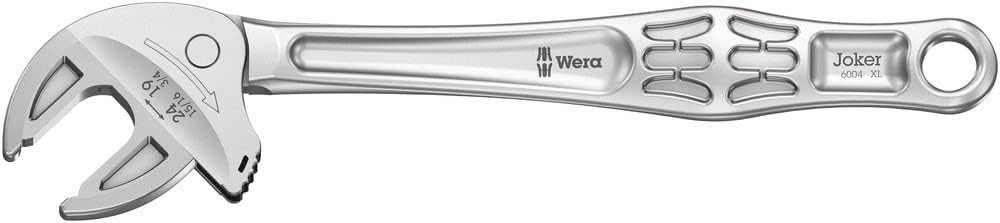 Wera 05020104001 6004 Joker XL Selbstjustierender Maulschlüssel, 19-24 (3/4"-15/16"), 6004 Joker XL