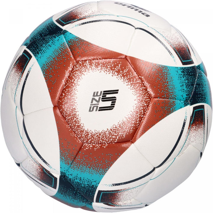 Erima Unisex – Erwachsene Hybrid Training Fussball 5 Steelblue/Orange, 5 Steelblue/Orange