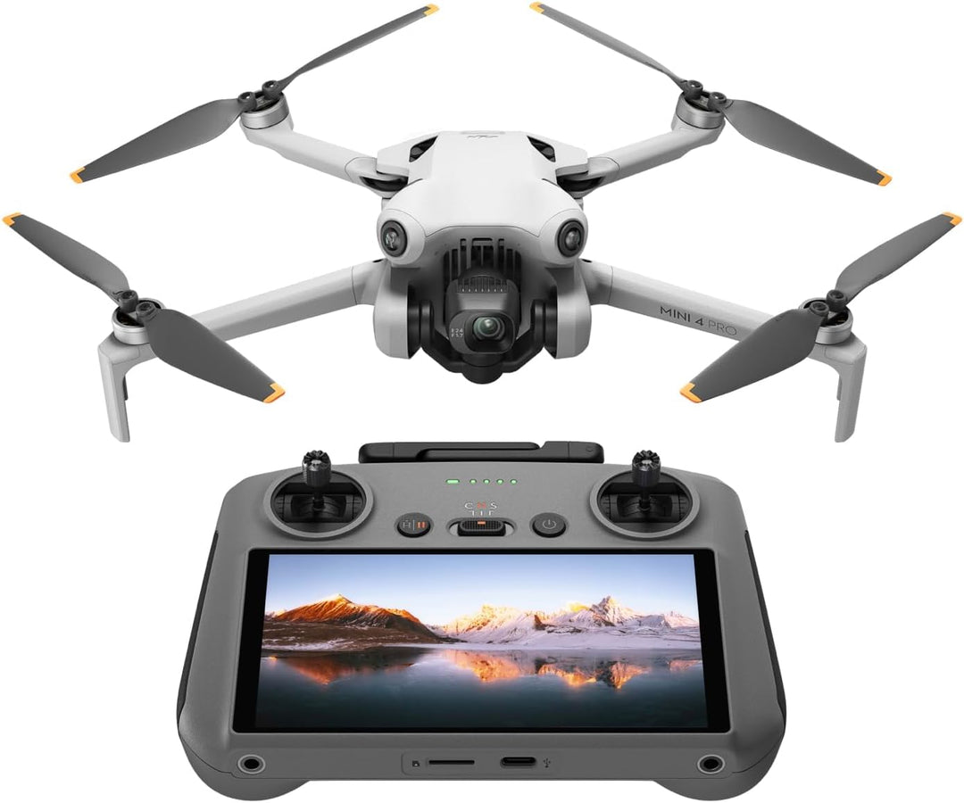 DJI Mini 4 Pro (DJI RC 2 Fernsteuerung), faltbare Mini-Drohne mit 4K-Kamera für Erwachsene, unter 24