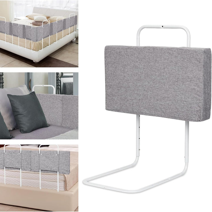 Ansobea 50x28cm Bettgitter Rausfallschutz Babybettgitter, Kinderbettgitter 5-Loch Höhenverstellbar,