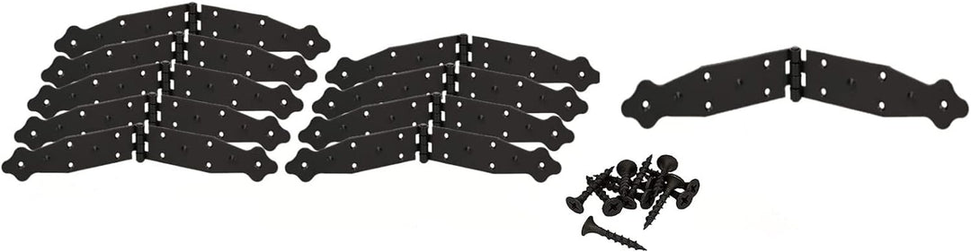 KOTARBAU® 10er Set Kistenband 290 x 35 mm Kistenscharnier Tischscharnier Möbelband Möbelscharnier Sc