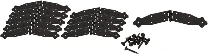 KOTARBAU® 10er Set Kistenband 290 x 35 mm Kistenscharnier Tischscharnier Möbelband Möbelscharnier Sc