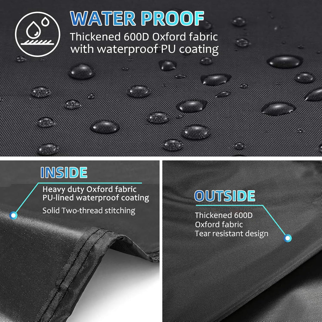 Sonnenschutz Frontscheibe für Mercedes Sprinter 2006-2018, 600D Oxford Tuch 100% Lichtblockend, Wass