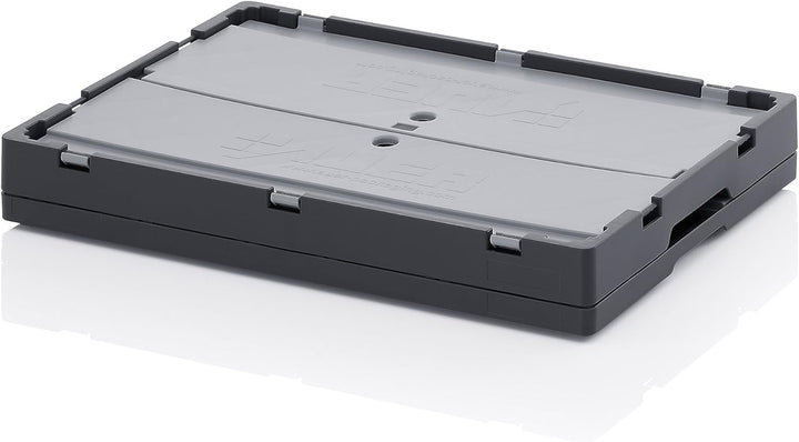 5x Profi-Faltbox 60 x 40 x 32 mit Deckel FBD 64/32 für Aufbewahrung Lagerung Garten Industrie Messe