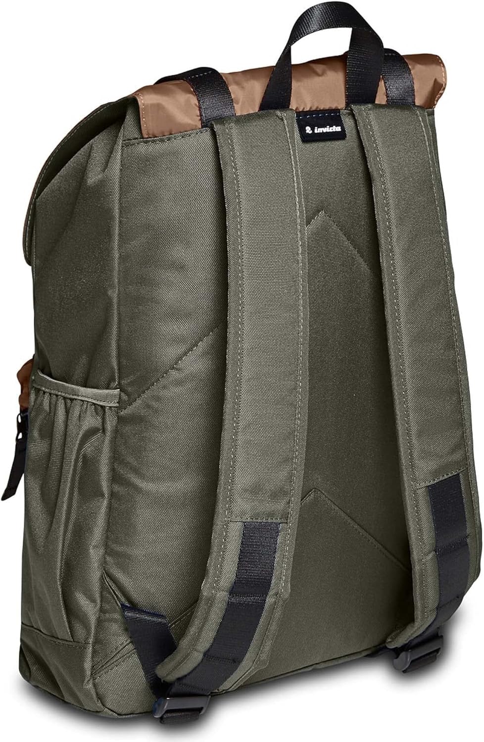 INVICTA CHAT COLORBLOCK, Rucksack aus nachhaltigem Stoff, Praktisch & Unisex, Leicht, kompakt, mit L