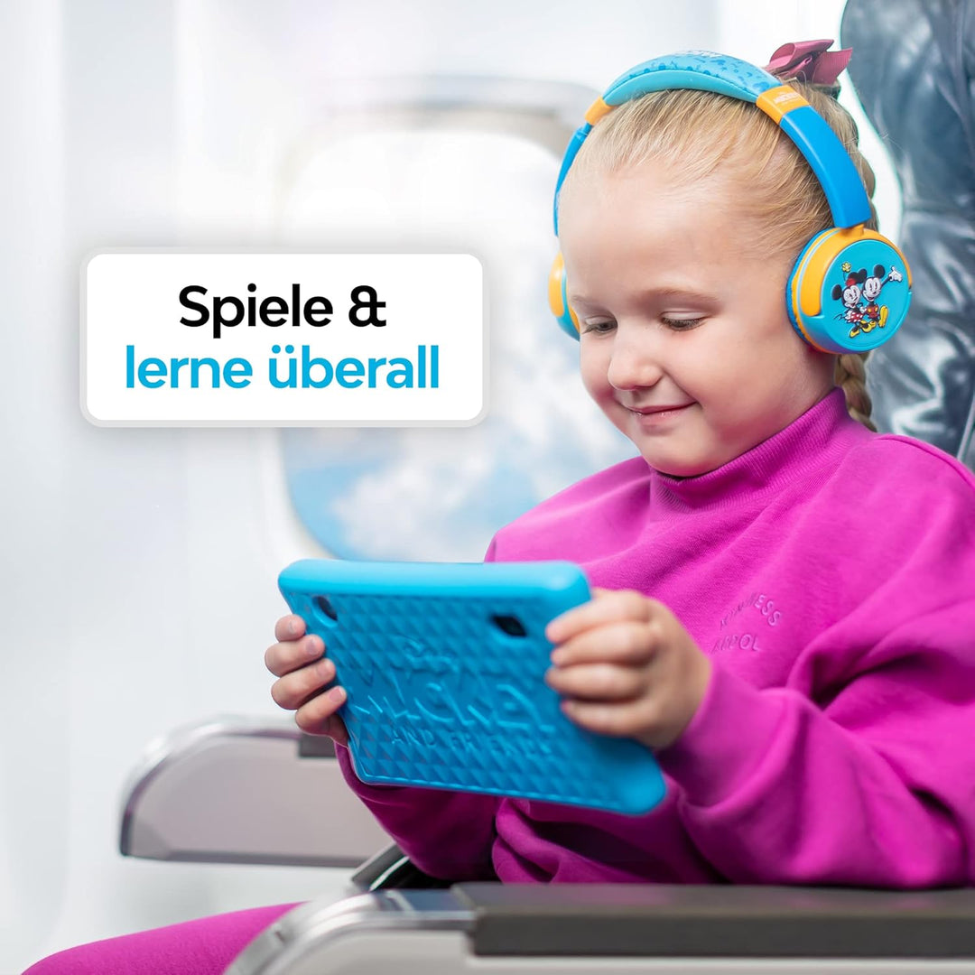 Disney Mickey & Friends Bundle - 7" Pebble Gear Kids Tablet mit Bumper & Kopfhörer, elterliche Kontr