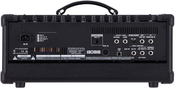 BOSS Katana MKII Head Gitarrenverstärker, tragbarer 100 Watt Gitarrenverstärker-Head mit leistungsst