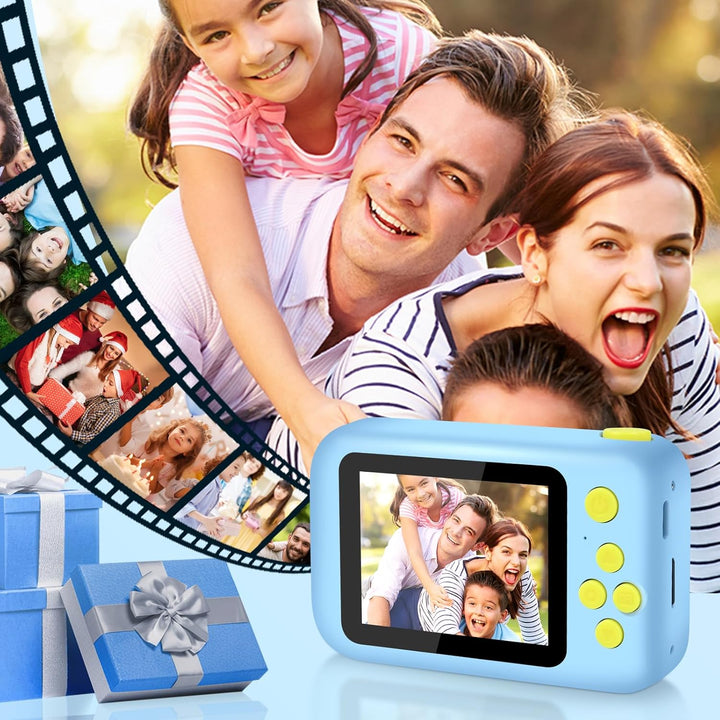 Children's Camera, 2.0 Inch Display Digital Camera Children, 1080P HD Anti-Drop Camera Children with