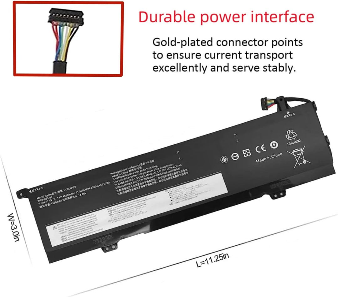 PUGASR L17L3PE0 L17C3PE0 Laptop Akku Kompatibel mit Lenovo Yoga 730-15IKB 730-15IWL Series Notebook