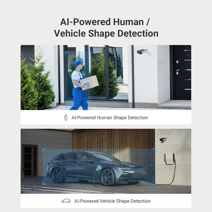 EZVIZ 4K Akku Überwachungskamera mit 10400mAh Akku, kabellose Aussenkamera mit eingebautem 1.4W Sola