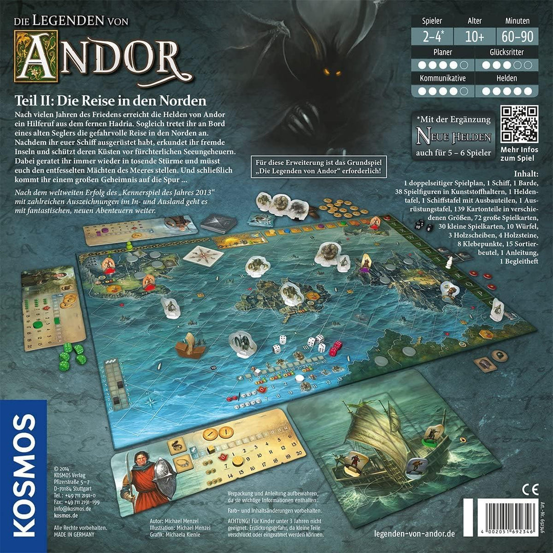 Kosmos 692346 Die Legenden von Andor - Teil II Die Reise in den Norden, Erweiterung für das Grundspi