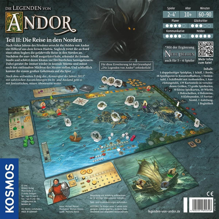 Kosmos 692346 Die Legenden von Andor - Teil II Die Reise in den Norden, Erweiterung für das Grundspi
