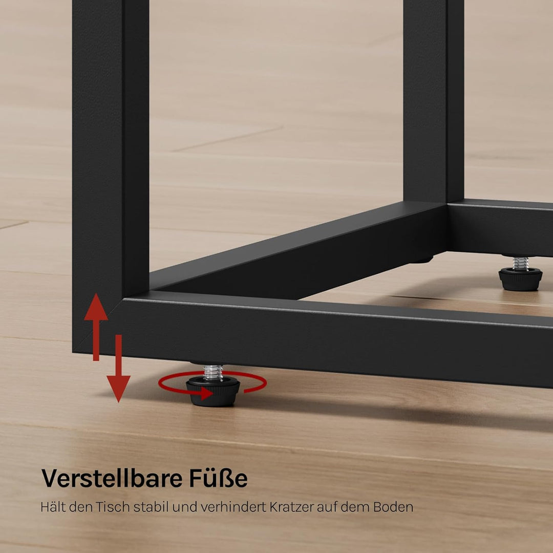 WOLTU® Beistelltisch Kaffeetisch Couchtisch Sofatisch Nachttisch Betttisch Laptoptisch, Gestell aus