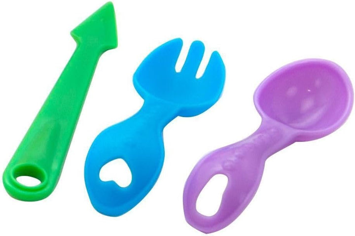 Simba 106326051 - Art und Fun Knetset Fruchteimer, 5x50g Knete, 5 Fruchtformen, 4 Ausstechformen, 16