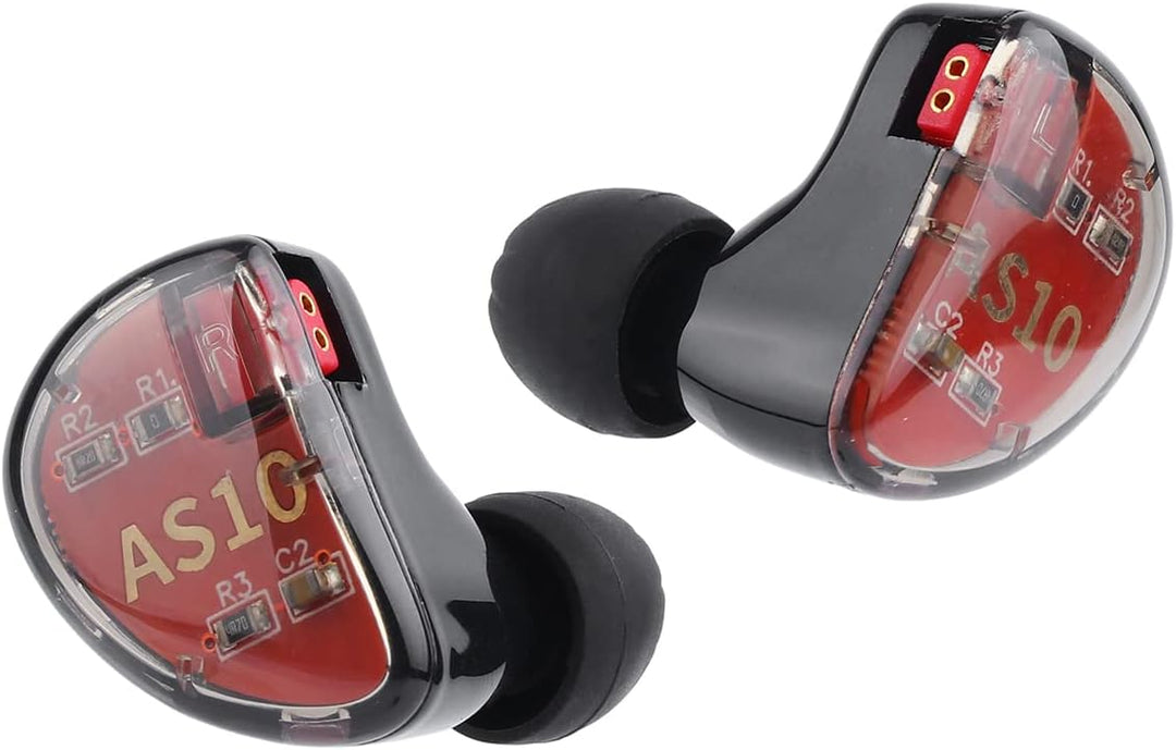 KZ LINSOUL AS10 5BA HiFi Stereo In-Ear Kopfhörer - Hochauflösender Kopfhörer mit abnehmbaren 0,75 mm