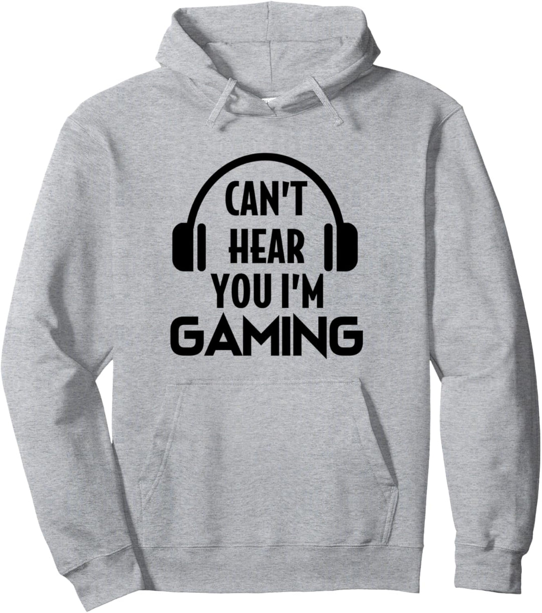 Gaming Headset kann Sie nicht hören Ich Zocke Gamer Zocker Pullover Hoodie