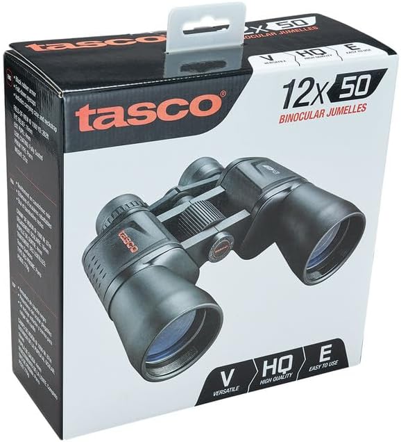 Tasco - 12x50 - Essentials - Porro - Fernglas - Kompakt - Mehrschichtvergütet - 170125