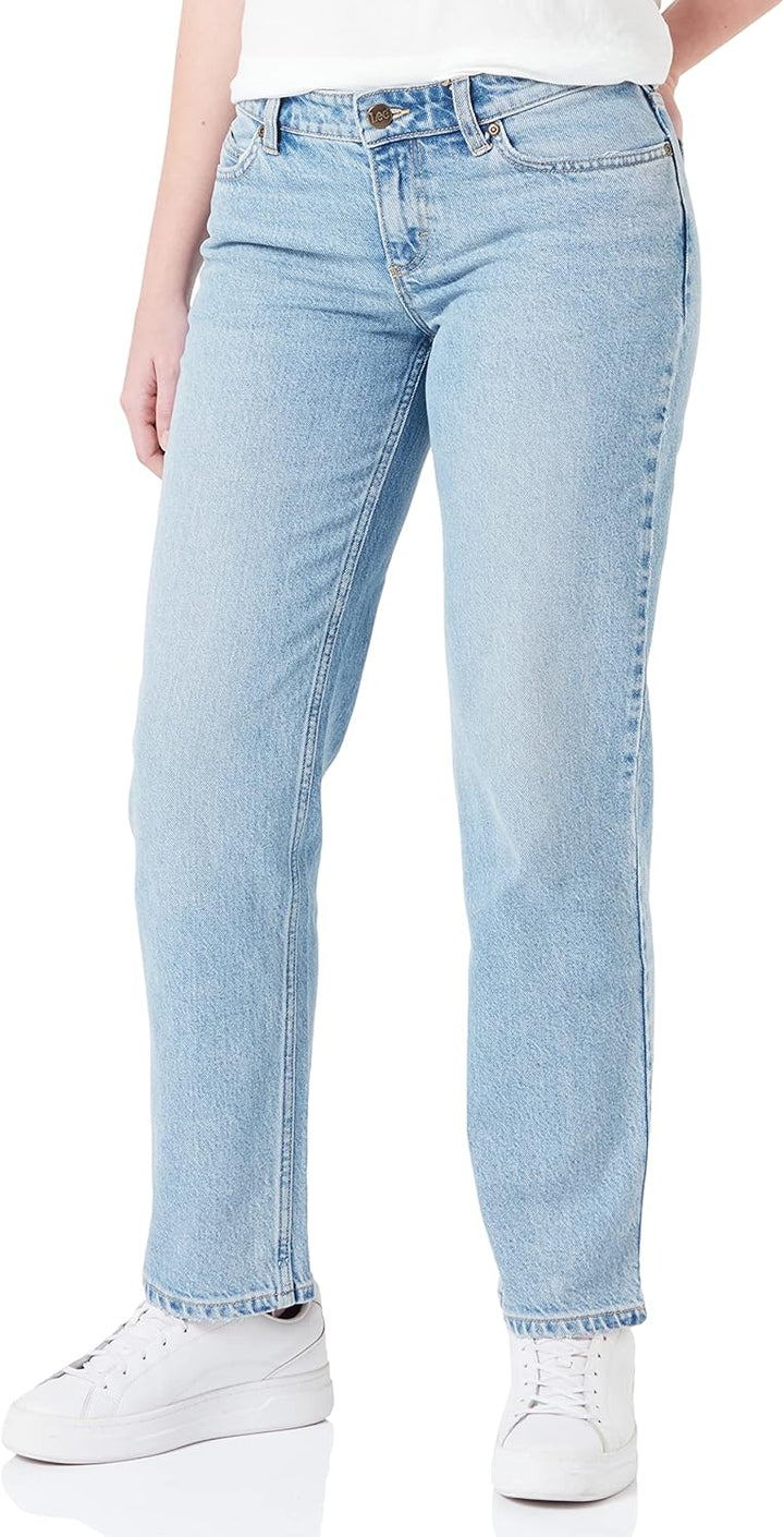 Lee Damen Low Rise Jane Jeans 28W / 31L Stone, 28W / 31L Stone