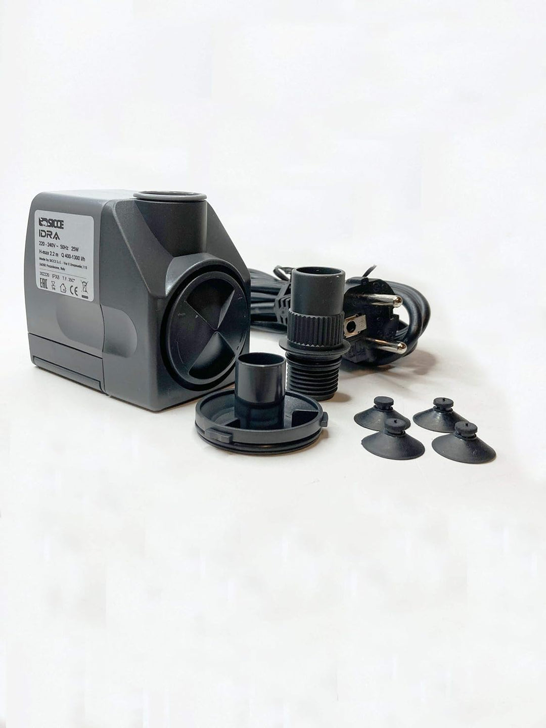 Sicce Idra Wasserpumpe ( 25 W, 1300 l/h, 2,20 m Förderhöhe) hochwertige Qualitätspumpe aus Italien,