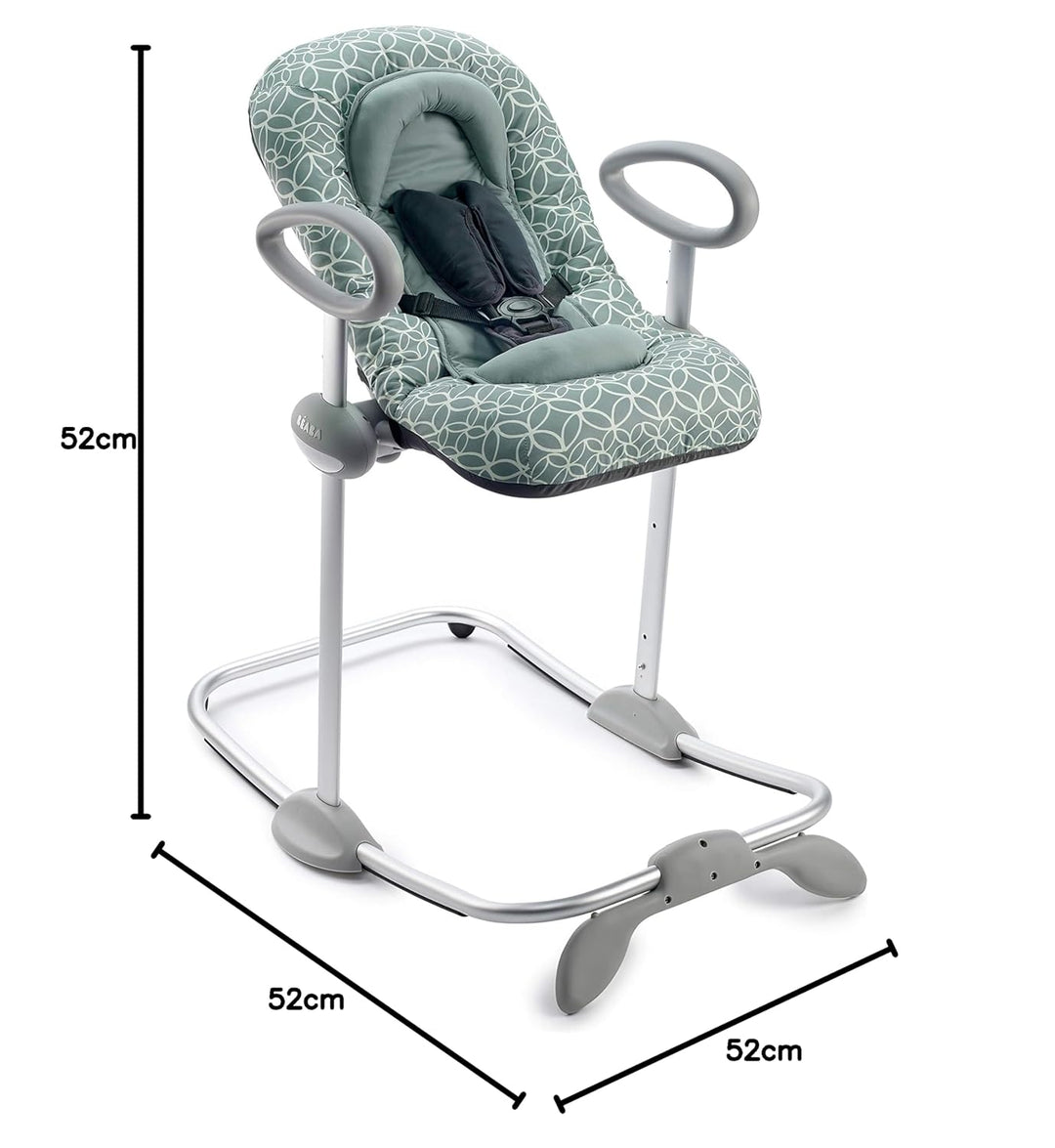 BÉABA, Up & Down III - Babywippe - Wippe für Babys und Kleinkinder - Höhenverstellbar - Schaukelfunk