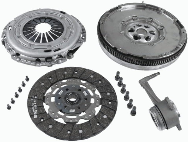 1x Original SACHS Kupplungssatz inkl. SACHS Zwei-Massen-Schwungrad + SACHS CLC Zentralausrücker