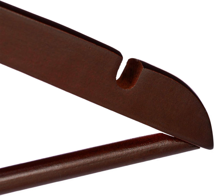 Relaxdays Kleiderbügel im 50er Set, Hosenstange, für Röcke, Hemden, Jacken, Haken 360° drehbar, stab