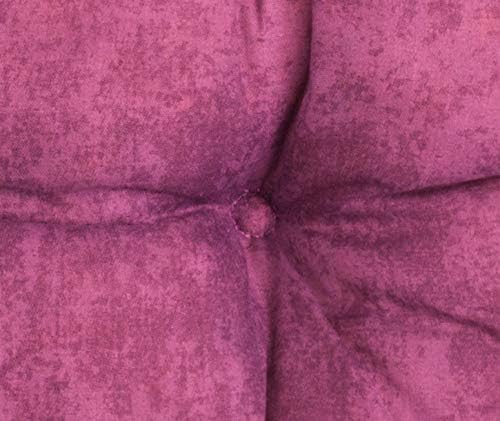 Brandsseller Kissen-Set Sitzkissen Dekokissen Stuhlkissen Zierkissen Stuhlauflage (6er-Set, Beere) 6