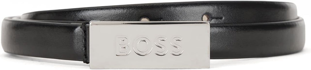 BOSS Damen Amber Belt 1,5cm Gürtel, Black2, 75
