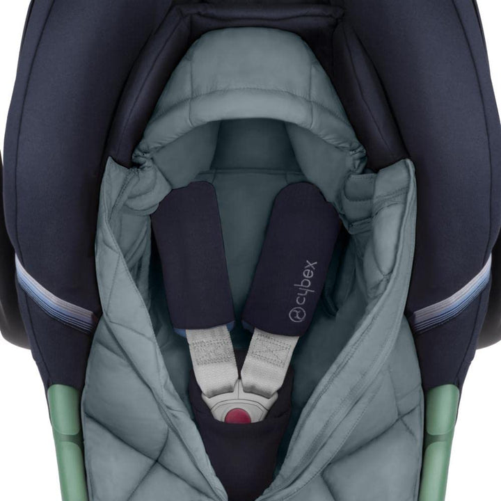 CYBEX Gold Fusssack Snøgga Mini 2, Für Babyschalen, Ab Geburt bis ca. 24 Monate, TOG 4, Sky Blue (Bl