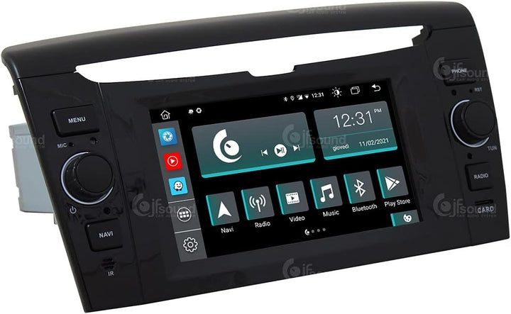Costum fit Autoradio für Lancia Ypsilon Android GPS Bluetooth WiFi Dab USB Full HD Touchscreen Displ