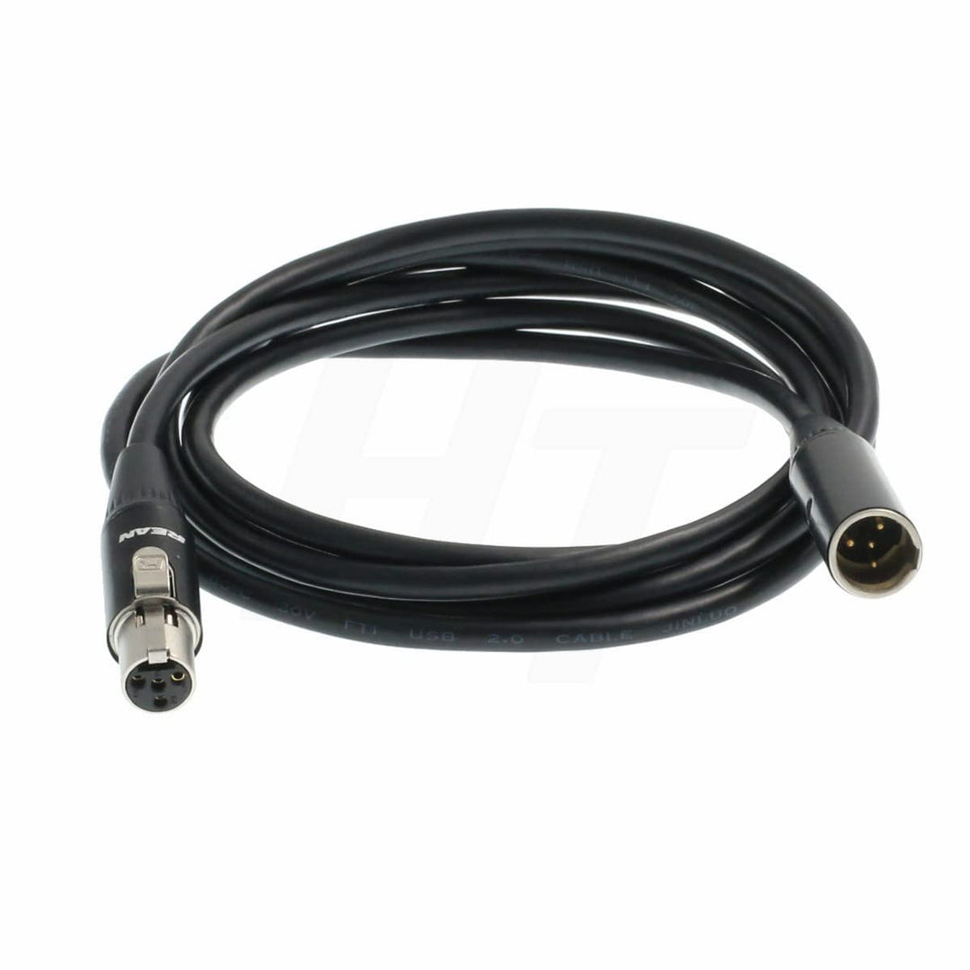 HangTon Audio Adapter Verlängerungskabel für Shure Headset Mikrofon SM-93 WBH WL Body-Pack Transmitt